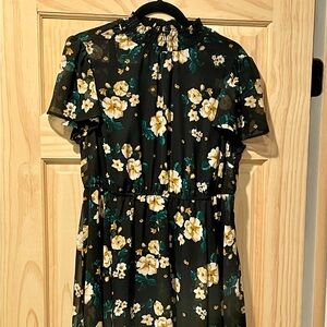 Torrid high neck flutter dress. Size 0.